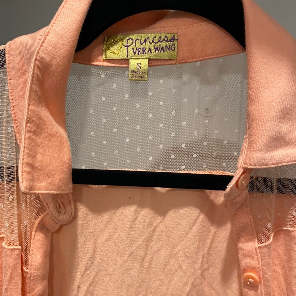 Pink Vera Wang button down